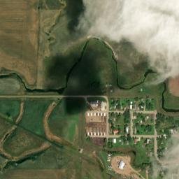 43-99 1st Avenue Northwest, Halliday, ND High Resolution Satellite Map