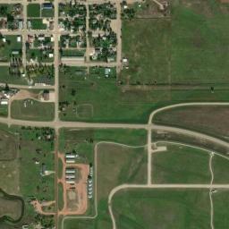 Satellite view of The Lynch Knife River flint quarry