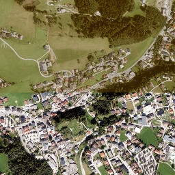 Wagrain map(satellite map)
