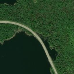 Trans-Canada Highway, Réservoir-Dozois High Resolution Satellite Map