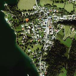 Thumersbach map(satellite map)