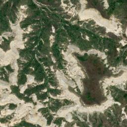 Satellite view of Two Top and Big Top Mesa