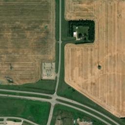 Washburn North Dakota High Resolution Satellite Map