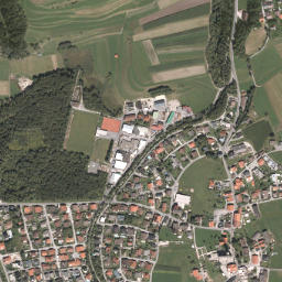 Obermieming map(satellite map)