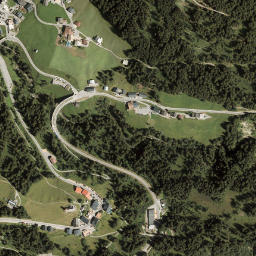 Damüls map(satellite map)