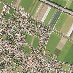 Inzing map(satellite map)