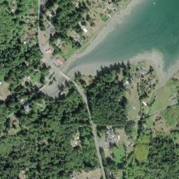 Key Peninsula Highway North, Lakebay, WA  High Resolution Satellite Map