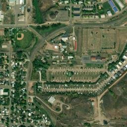 313-329 2nd Avenue Northeast, Beulah, ND High Resolution Satellite Map