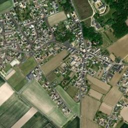 Brézé map(satellite map)