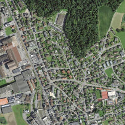 Hochdorf District map(satellite map)
