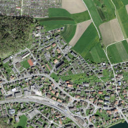 Brügg map(satellite map)