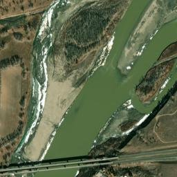 Interstate 94 Glendive MT 59330 High Resolution Satellite Map