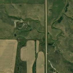 Oliver County map(satellite map)