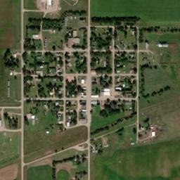 301-307 2nd St NE Pettibone ND High Resolution Satellite Map