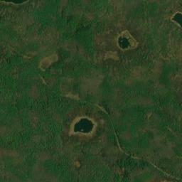 Hubbard County map(satellite map)