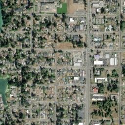 Spanaway map(satellite map)