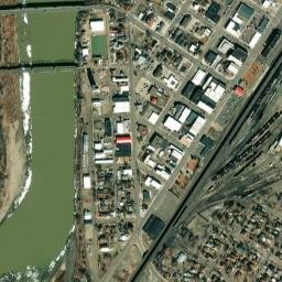 Glendive map(satellite map)