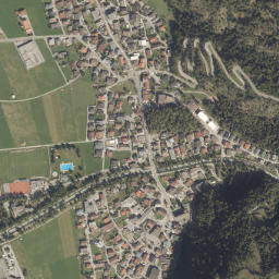 Längenfeld map(satellite map)