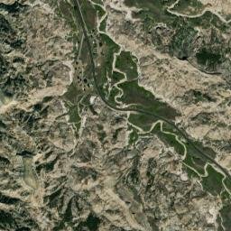 Makoshika State Park Road, Glendive, MT High Resolution Satellite Map