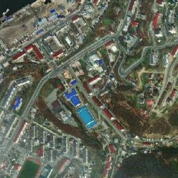 Kholmsk map(satellite map)