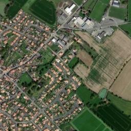 Yzernay map(satellite map)