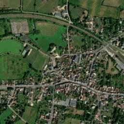 Nérondes map(satellite map)