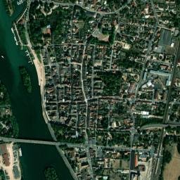 Seurre map(satellite map)