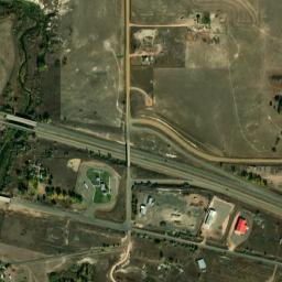 Interstate 94 Wibaux MT 59353 High Resolution Satellite Map