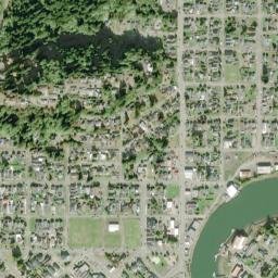 Hoquiam map(satellite map)