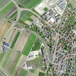 Kerzers map(satellite map)
