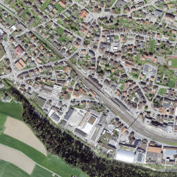 Langnau map(satellite map)