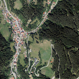Hüttenberg map(satellite map)