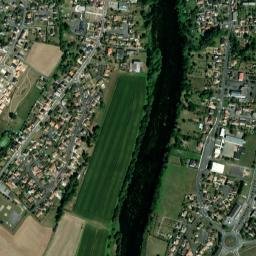 Dangé-Saint-Romain map(satellite map)