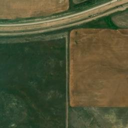 Interstate 94 Sentinel Butte ND High Resolution Satellite Map