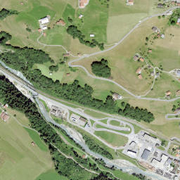 Luzein map(satellite map)