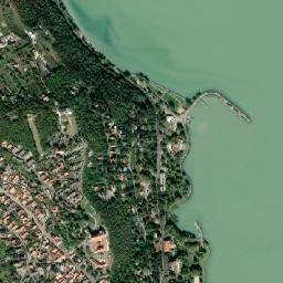 Tihany map(satellite map)