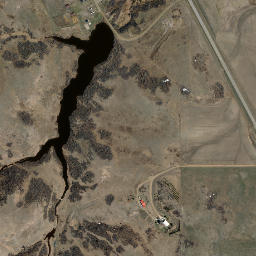 3400-3484 North Dakota 1806, Mandan, ND High Resolution Satellite Map