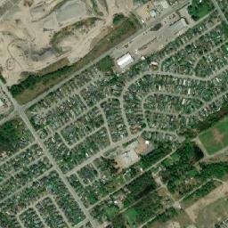 La Haute-Saint-Charles map(satellite map)