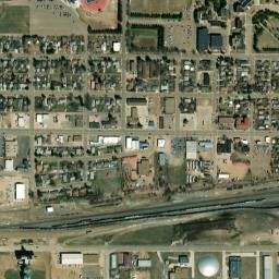 1000-1098 Villard Street West, Dickinson, ND High Resolution Satellite Map