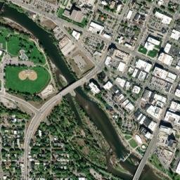 229 W Broadway St Missoula MT High Resolution Satellite Map