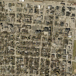 336 7th Street South Fargo ND High Resolution Satellite Map