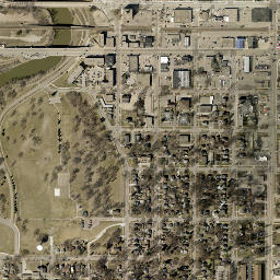 Moorhead map(satellite map)