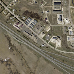 I-94 Mandan ND 58554 America High Resolution Satellite Map