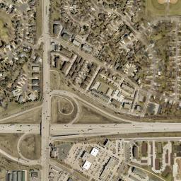 Satellite view of Fargo Country Club