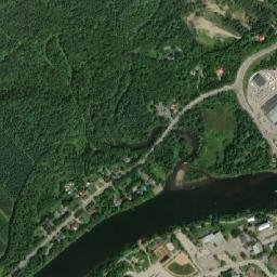 Sainte Catherine de la Jacques Cartier map(satellite map)
