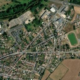 Sancoins map(satellite map)