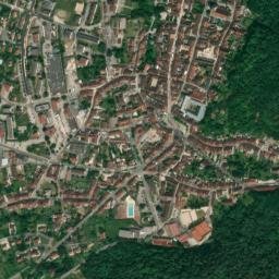 Poligny map(satellite map)