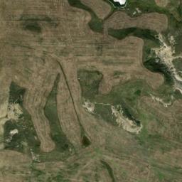 Satellite view of Crossroads Golf Course Glen Ullin ND