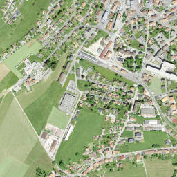 Sainte-Croix map(satellite map)