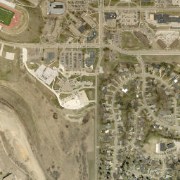 1201-1369 Schafer St Bismarck ND High Resolution Satellite Map
